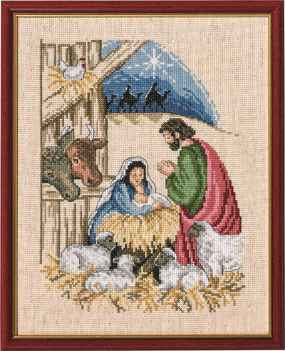 The Baby Jesus Cross Stitch Kit ~ Permin