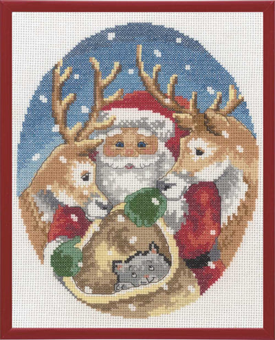Stowaway Kitten Cross Stitch Kit ~ Permin