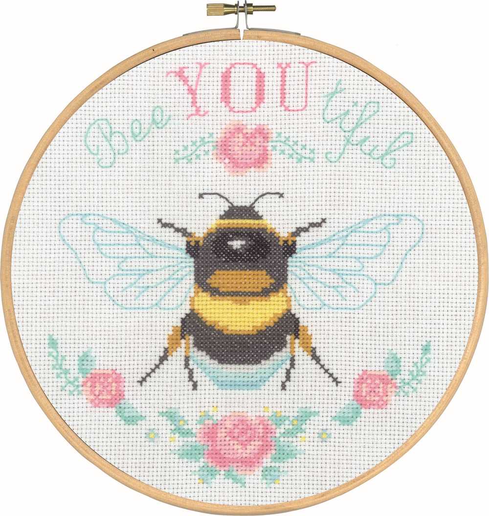 Bee-You-Tiful Cross Stitch Kit ~ Permin