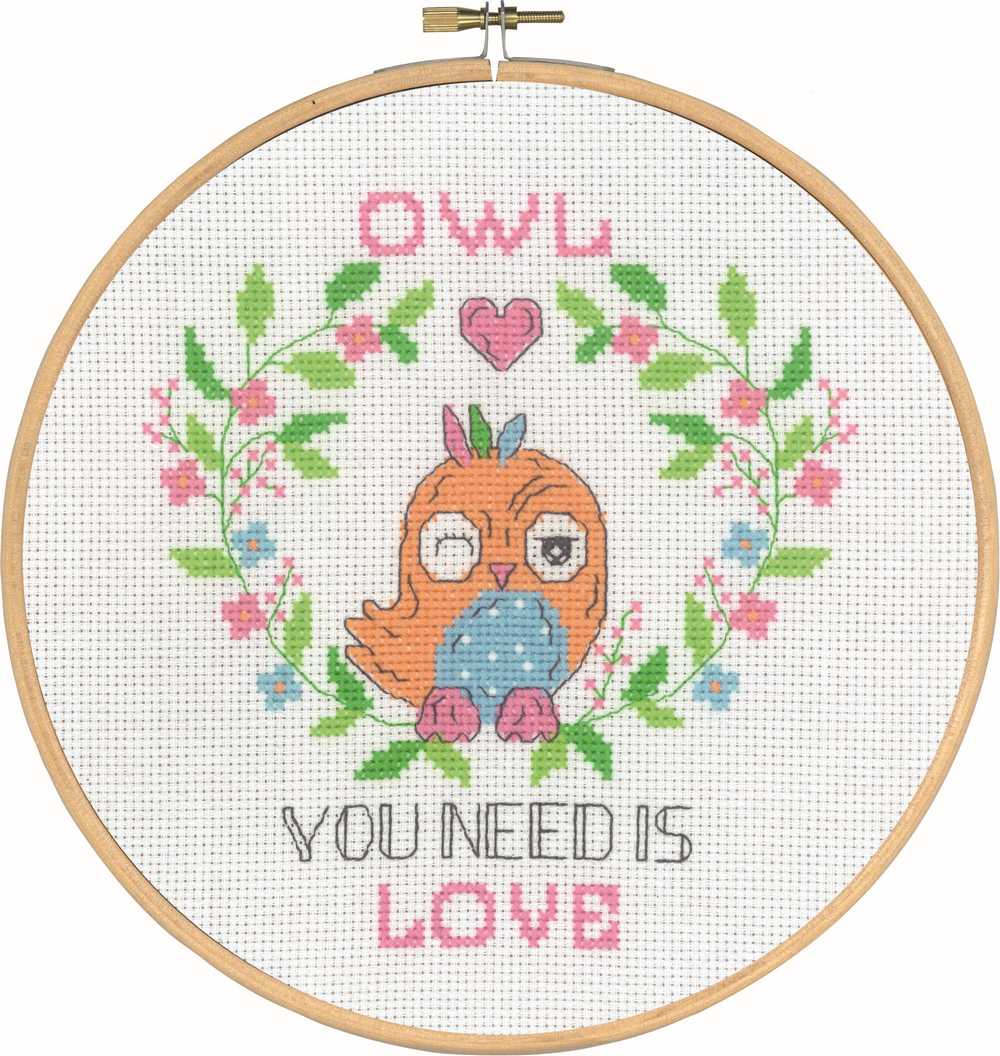 Owl you Need Cross Stitch Kit ~ Permin