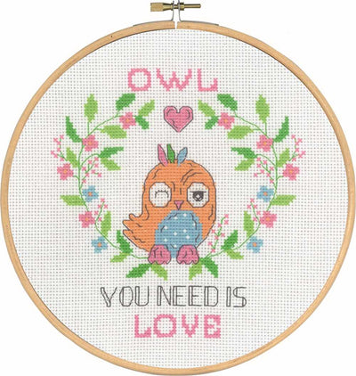 Owl you Need Cross Stitch Kit ~ Permin