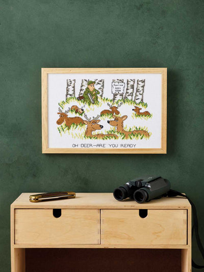 The Hunt Begins Cross Stitch Kit ~ Permin