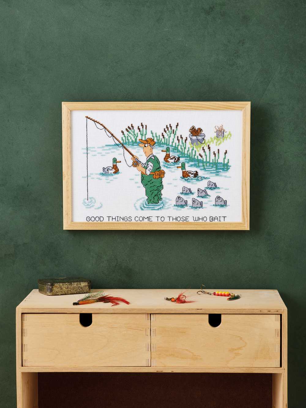 Waiting Cross Stitch Kit ~ Permin