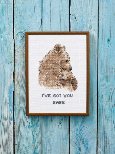 I've Got You Babe Cross Stitch Kit ~ Permin SALE