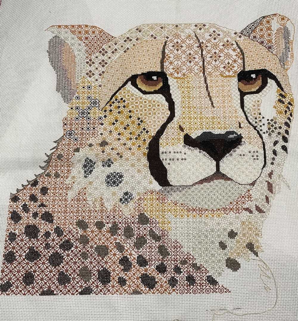 Blackwork Cheetah Kit - Doodlecraft Design