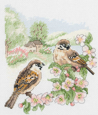 Spring Sparrow - Anchor Cross Stitch Kit