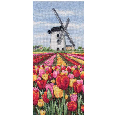 Dutch Tulips Landscape - Anchor Cross Stitch Kit