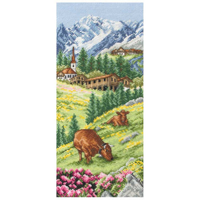 Swiss Alpine Landscape - Anchor Cross Stitch Kit
