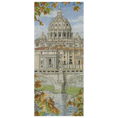 St Peters Basilica - Anchor Cross Stitch Kit