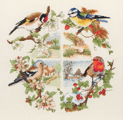 Birds & Seasons - Anchor Cross Stitch Kit