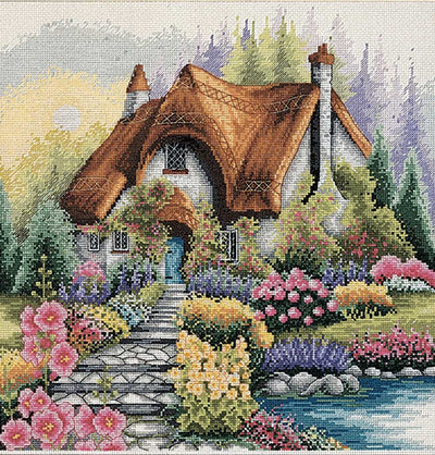 Lakeside Cottage - Anchor Cross Stitch Kit