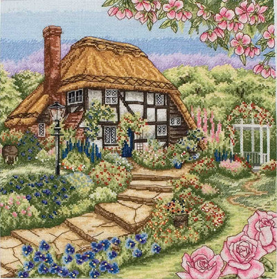 Rose Cottage - Anchor Cross Stitch Kit