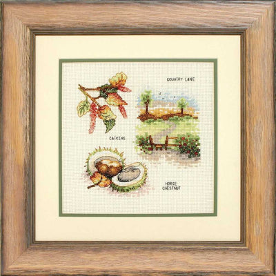 Autumn Leaves Country Life - Anchor Cross Stitch Kit