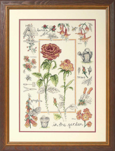 In The Garden Country Life - Anchor Cross Stitch Kit
