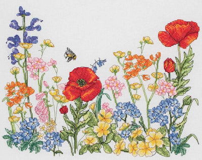 Meadow Floral - Anchor Cross Stitch Kit