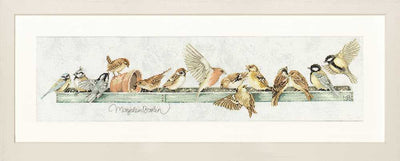 The Pecking Order Counted Cross Stitch Kit Lanarte