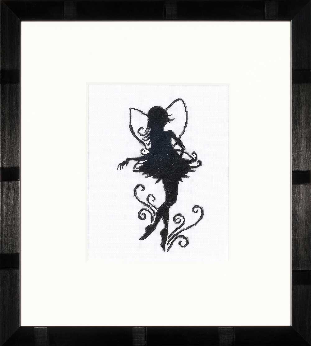 Cute Little Fairy Silhouette (Evenweave) Counted Cross Stitch Kit Lanarte