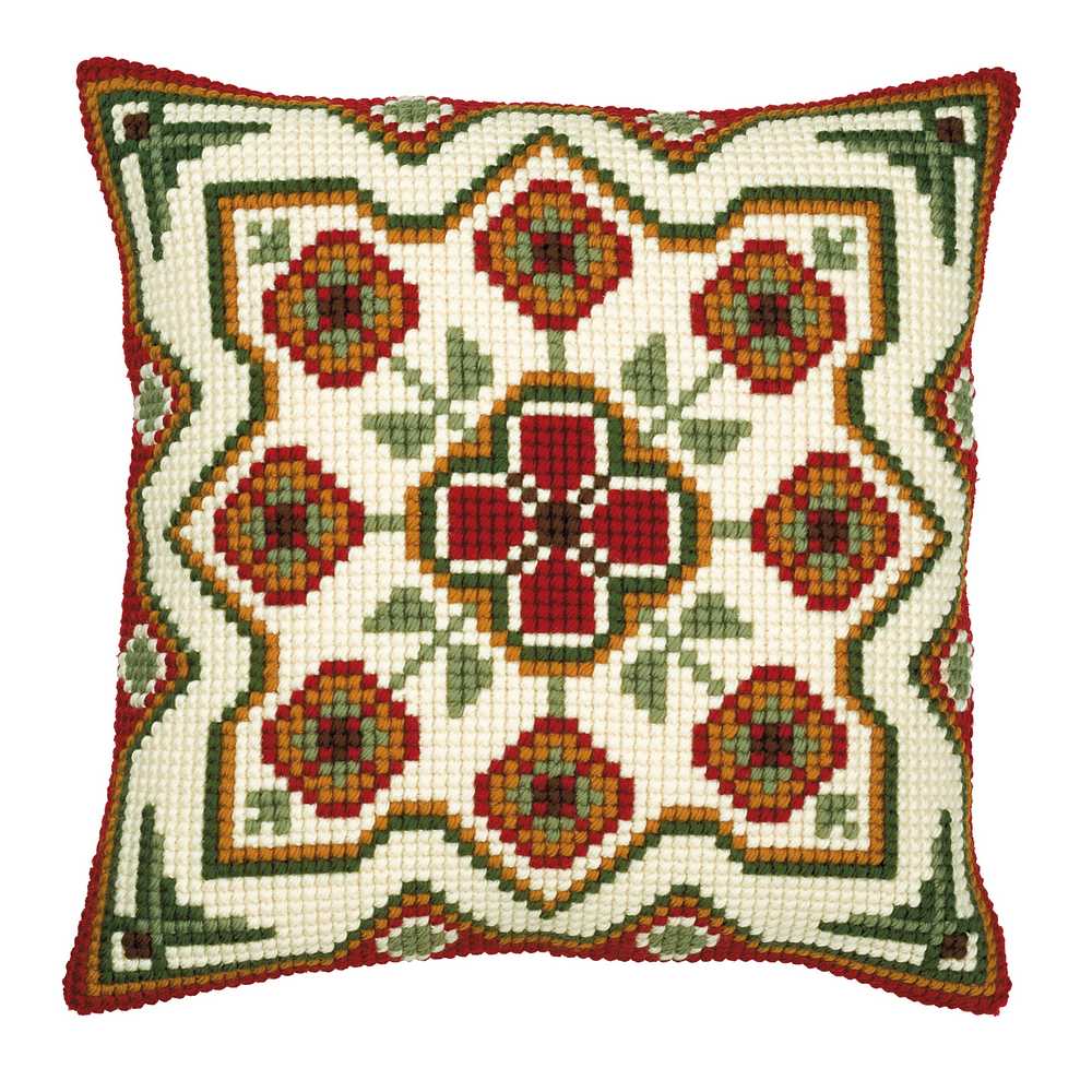 Geometric Design Cushion Front Cross Stitch Kit Vervaco pn-0008594