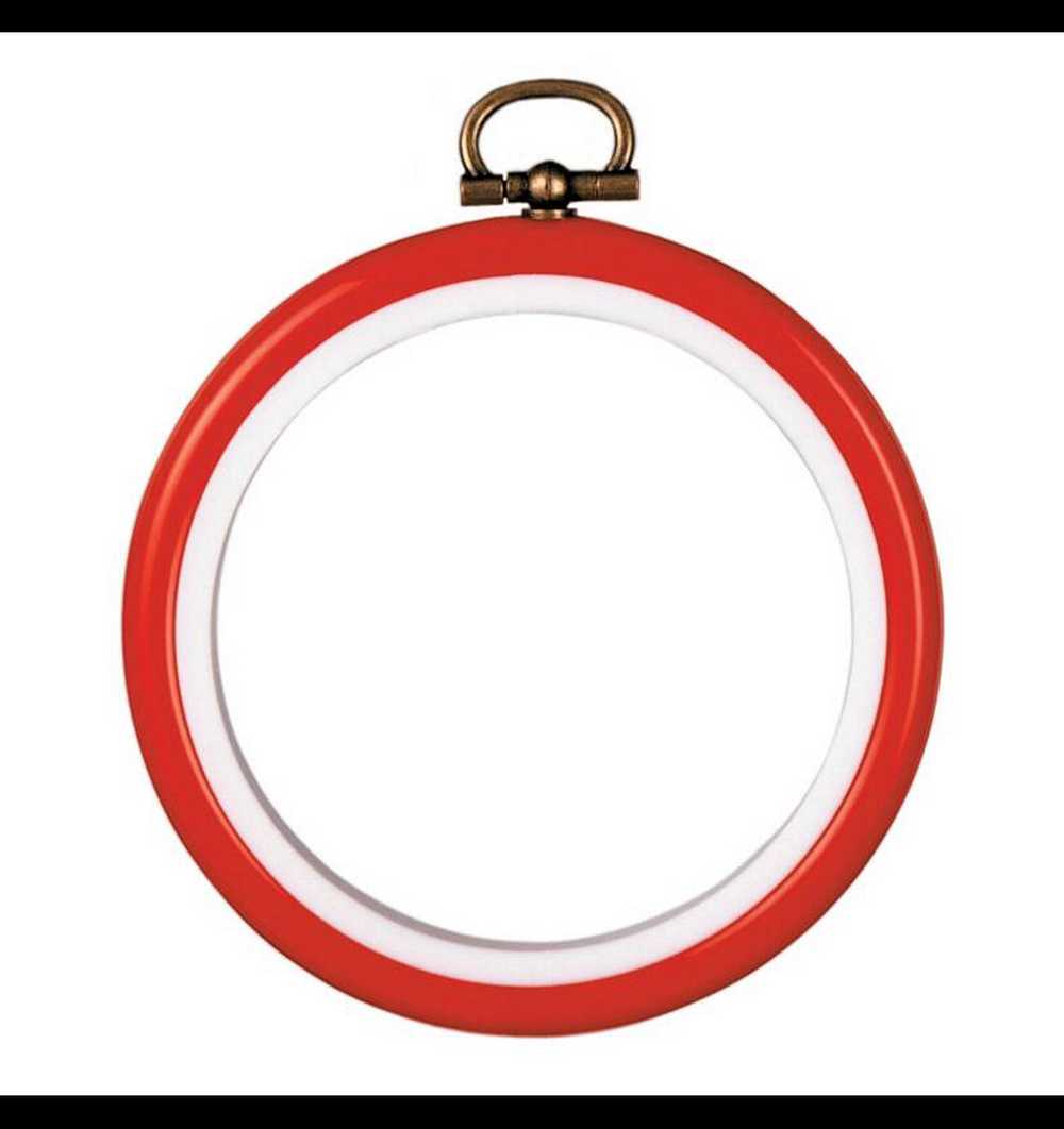 Vervaco Plastic Frame 7.5cm Red