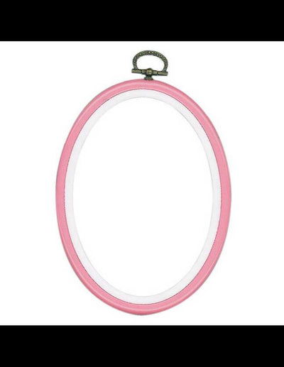 Vervaco Plastic Frame 10 X 14m Oval Pink