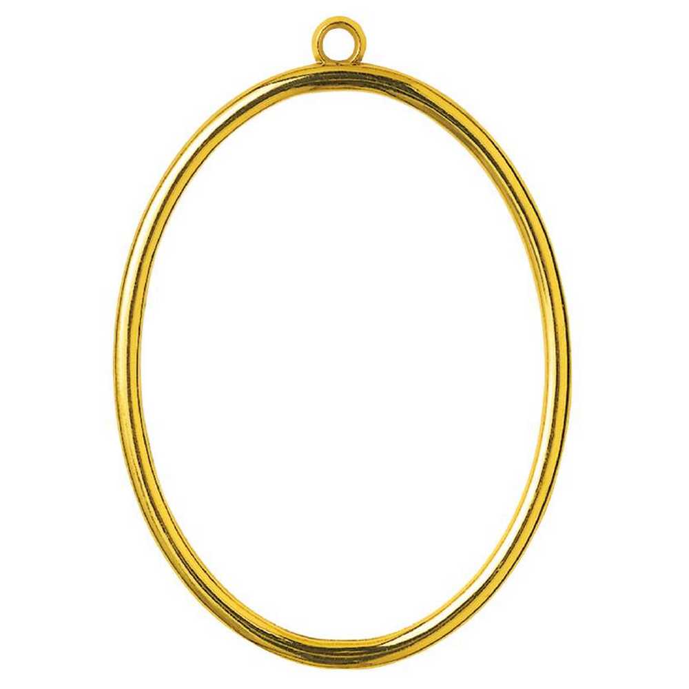 Vervaco Plastic Oval Shaped Frame 6 x 8cm