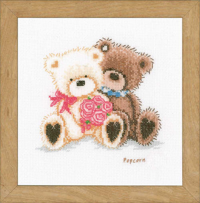 Vervaco Cross Stitch Kit - Popcorn and Cocunut