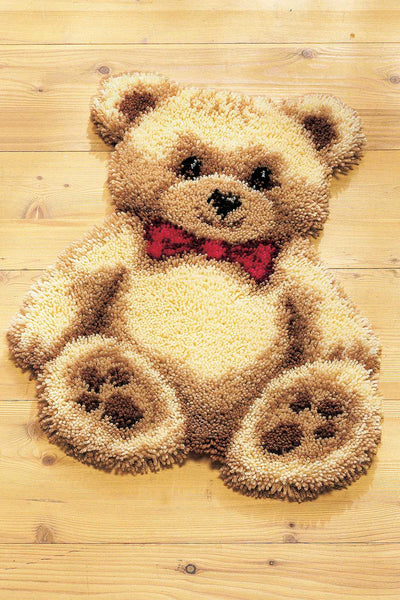 Rug: Teddy Latch Hook Kit Vervaco