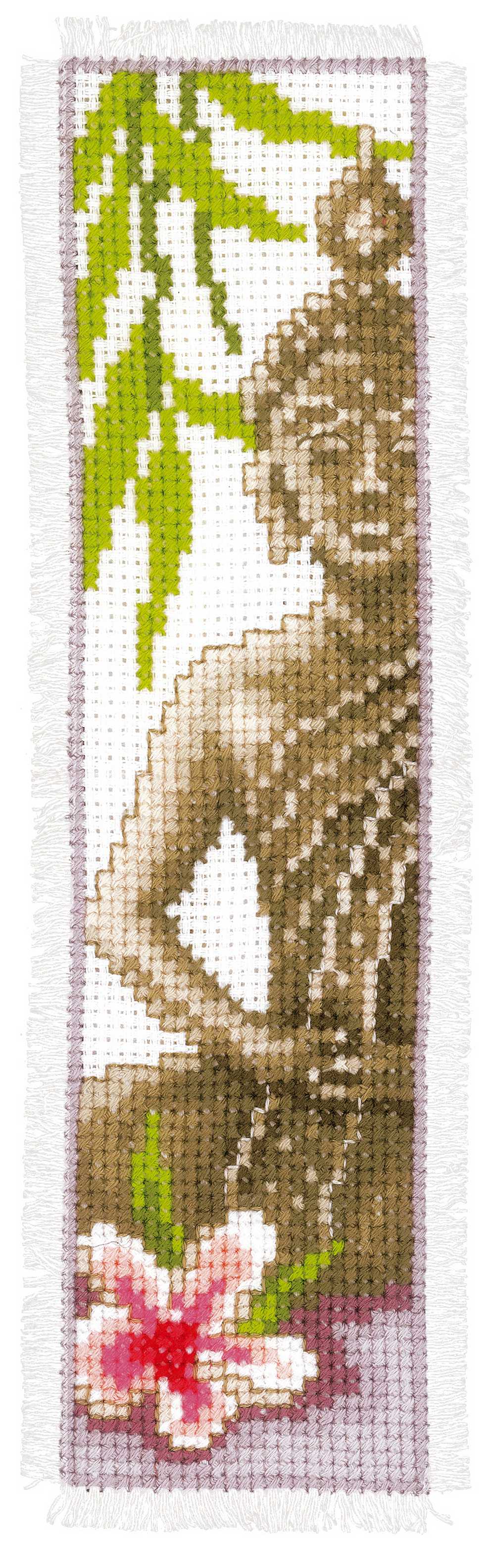 Lady Buddha Bookmark Cross Stitch Kit Vervaco