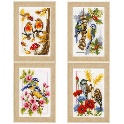 Four Seasons: Set of 4 Cross Stitch Kit Vervaco