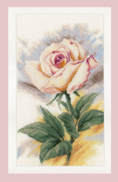 The Chosen One Rose Cross Stitch Kit ~ Lanarte SALE