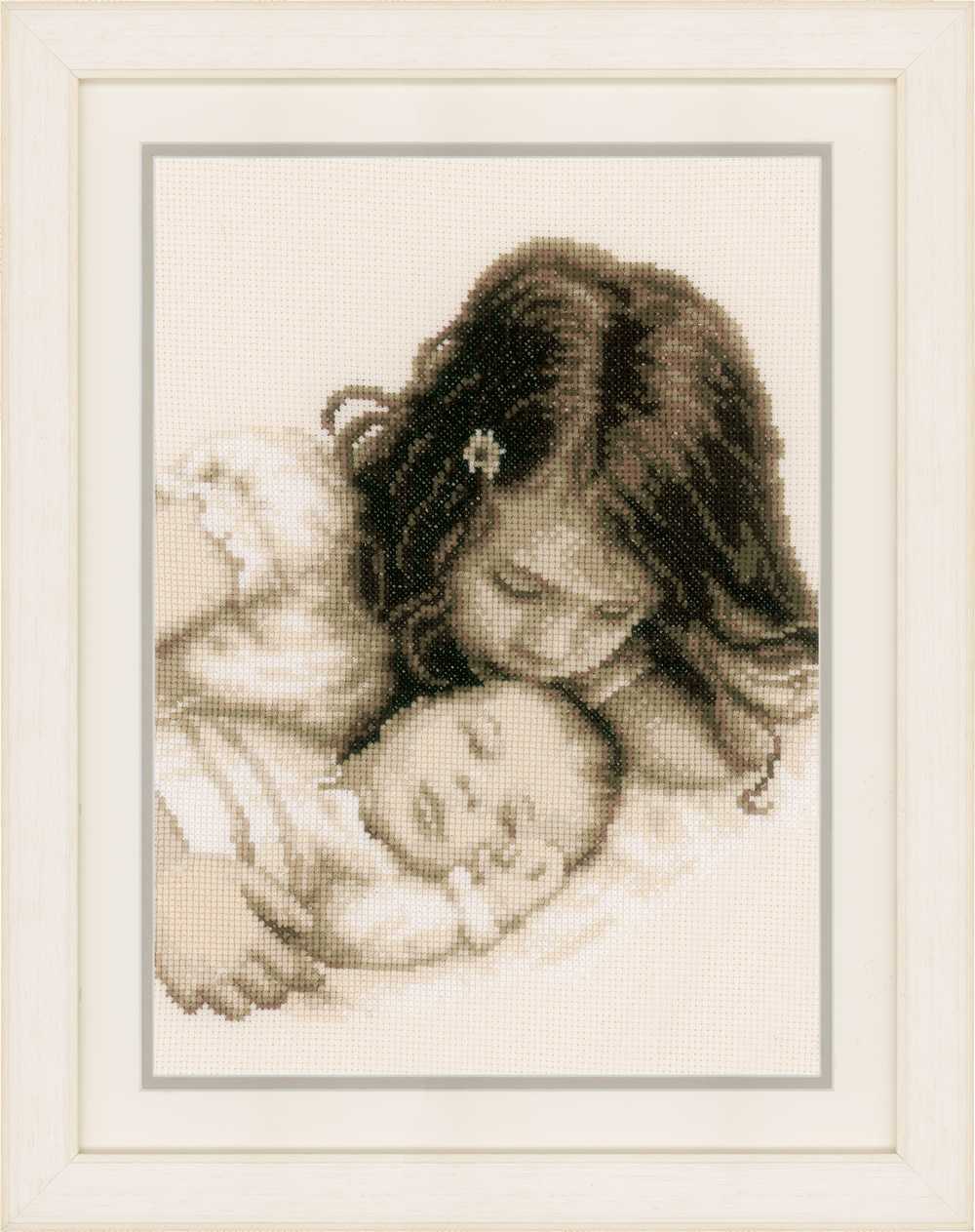 Baby and Sister Cross Stitch Vervaco
