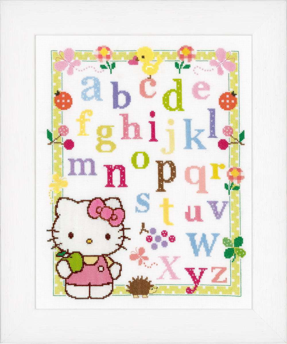 Hello Kitty - Learning ABC Cross Stitch Kit Vervaco