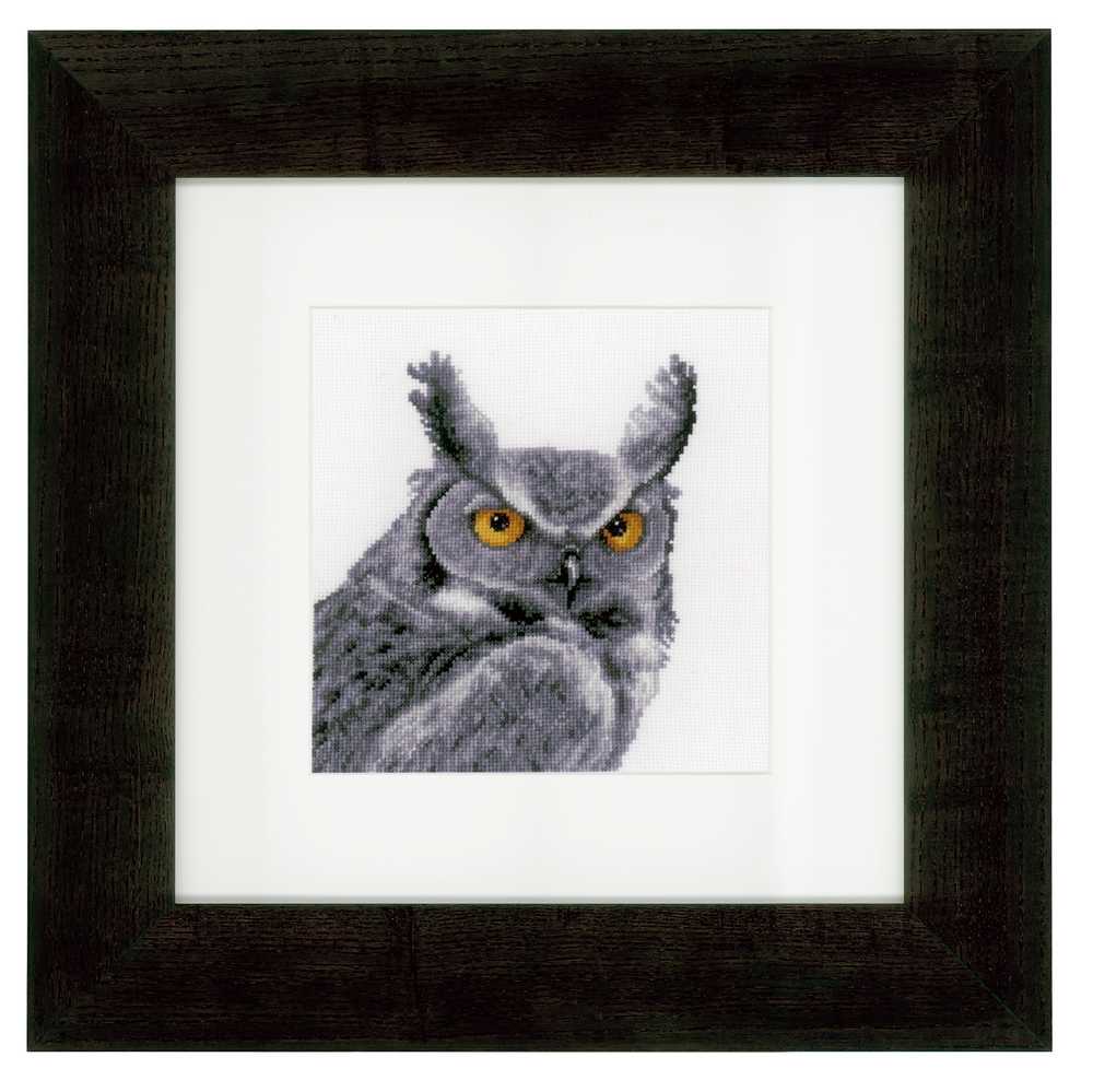 Grey Owl Cross Stitch Vervaco