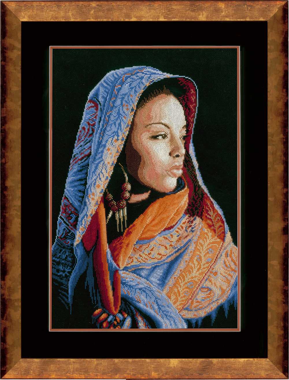 African Lady (Aida,B) Counted Cross Stitch Vervaco