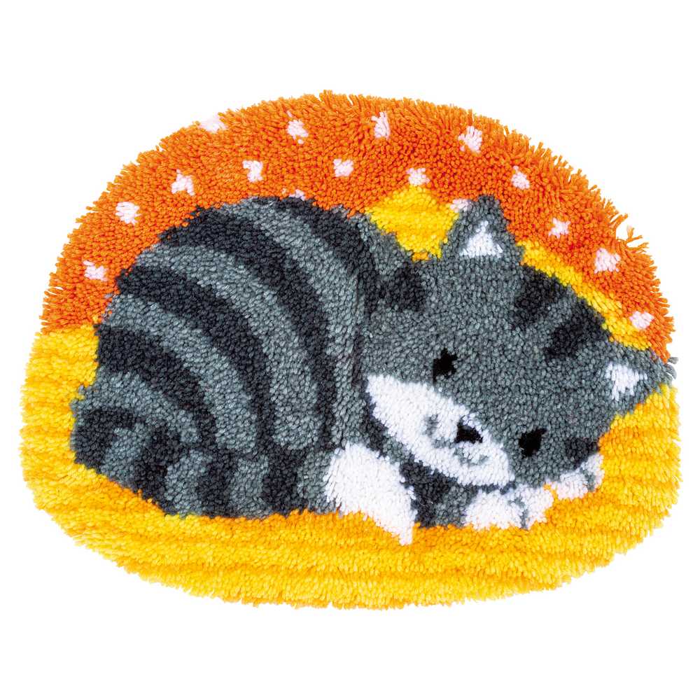 Vervaco Latch Hook Rug Kit - Little Cat