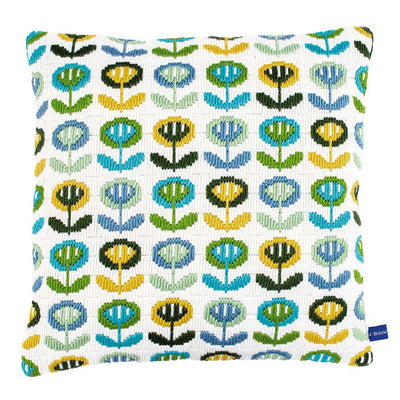 Vervaco Long Stitch Kit - Flowers Cushion