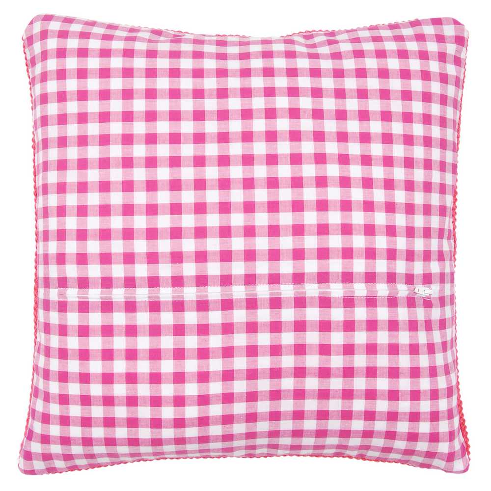 Vervaco Cushion Finishing Kit - Pink Check 45 x 62cm