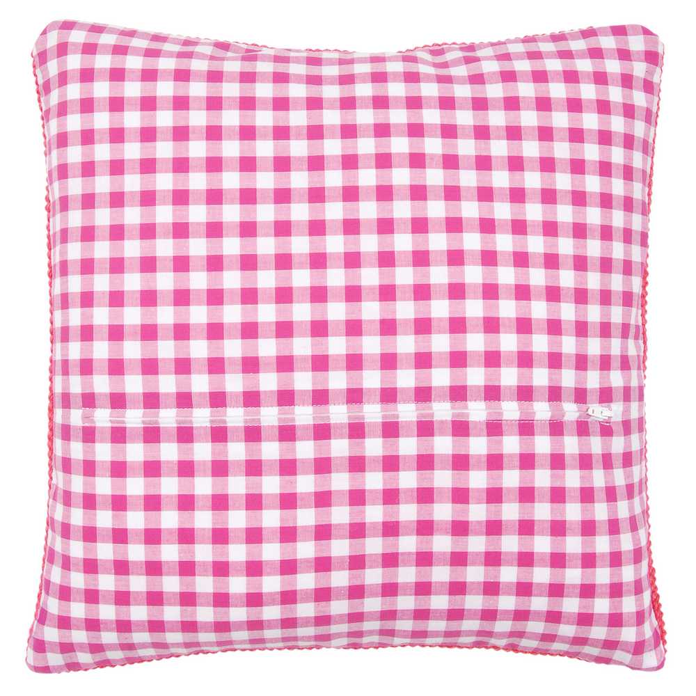 Pink Cushion Back with Zipper by Vervaco 45 x 45cm