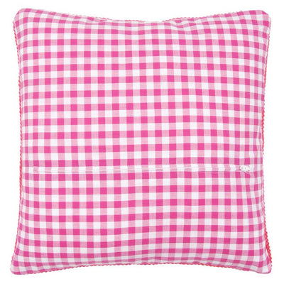 Vervaco Cushion Finishing Kit - Pink Check 30 x 30cm