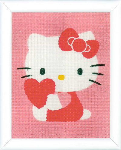 Hello Kitty: With Heart Tapestry Kit Vervaco