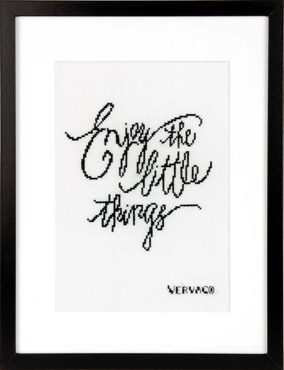 Enjoy The Little Things Cross Stitch Kit Vervaco