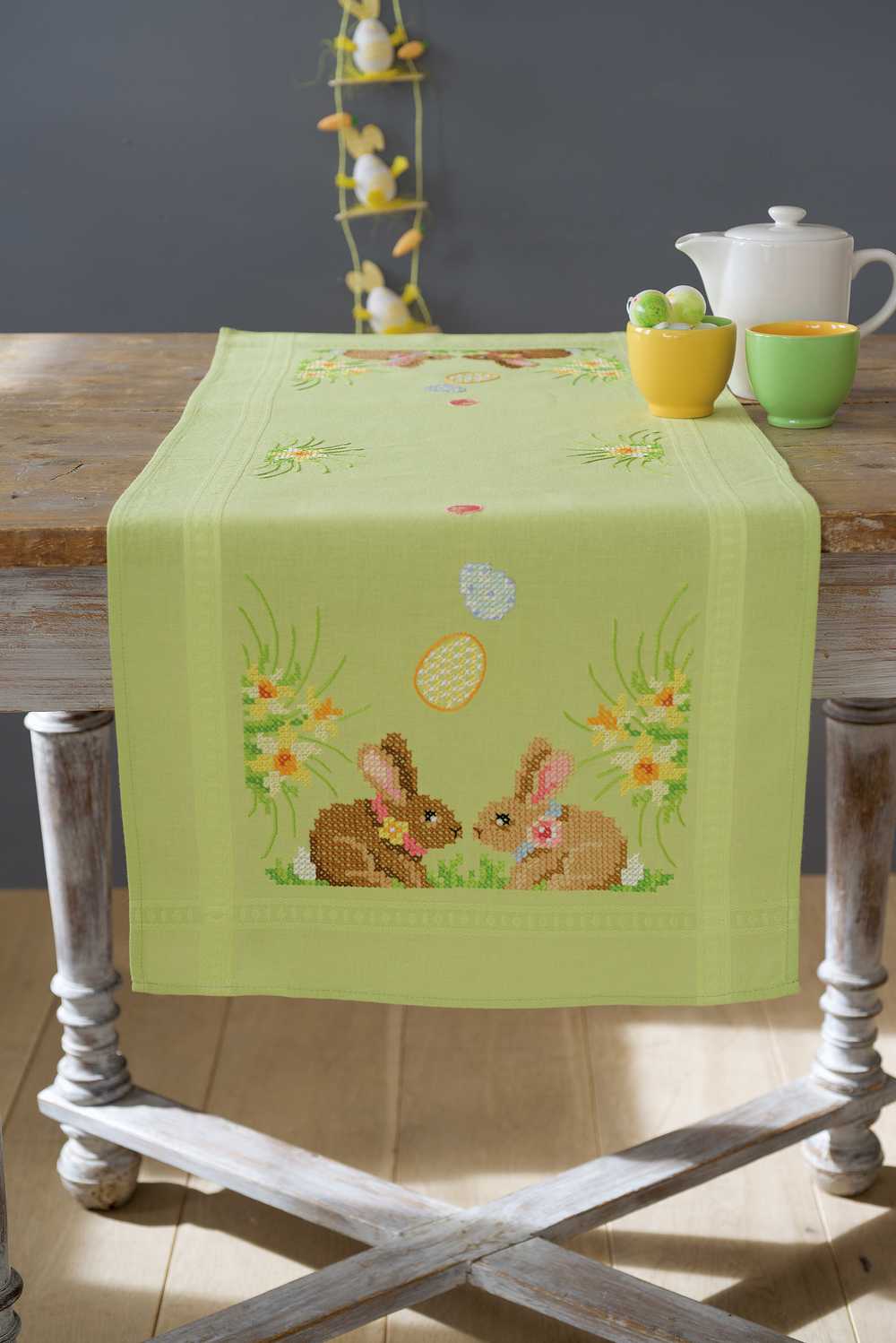 Easter Bunnies Table Runner