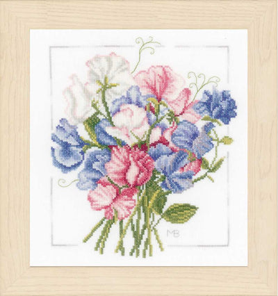 Colourful Bouquet Counted Cross Stitch Kit Kit Lanarte