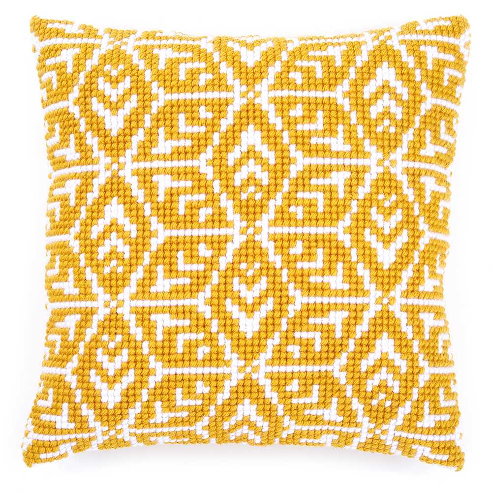 Vervaco Cross Stitch Kit - Geometric Design Cushion