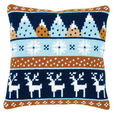 Vervaco Cross Stitch Kit - Winter Motifs Scandi Cushion