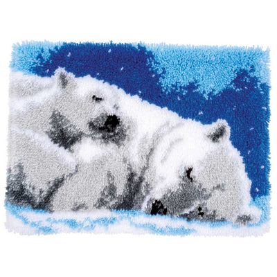 Vervaco Latch Hook Kit:Rug - Ice Bears
