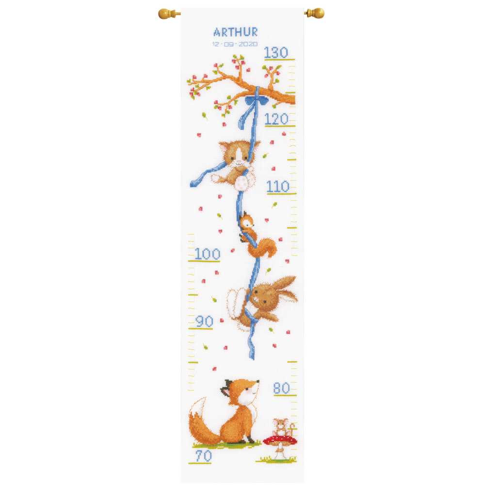 Forest Friends Cross Stitch Kit - Vervaco