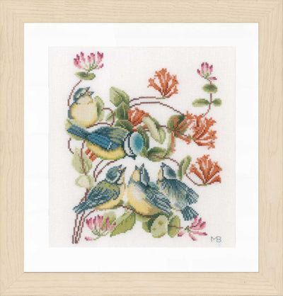 Chickadees (Evenweave) Counted Cross Stitch Kit Vervaco