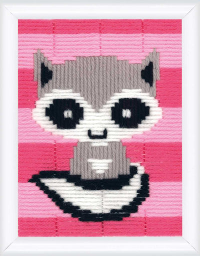 Vervaco Long Stitch Kit - Little Racoon