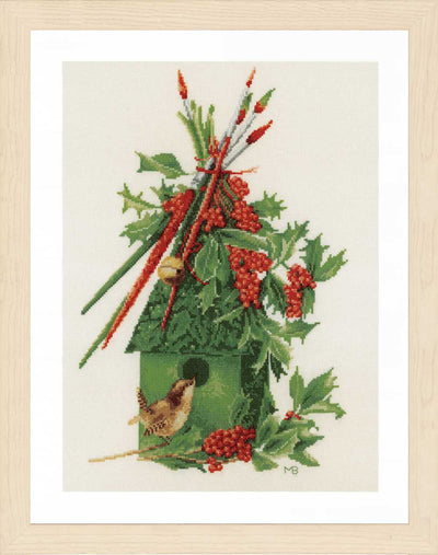 Lanarte Cross Stitch Kit -My Winter Home (Evenweave)